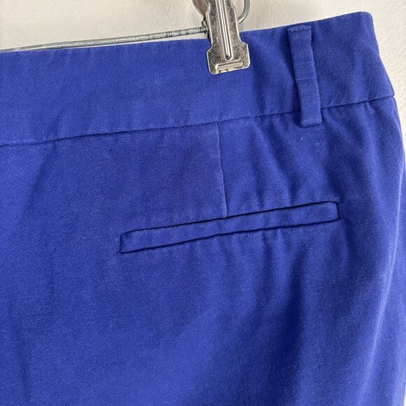 Talbots Heritage Women’s Size 16 Blue Cotton Blend Side Zip Ankle Pant READ - Picture 3 of 7